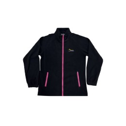 Designed turtleneck sleeves open chest jacket Customized black pink nylon zippered jacket 100% polyester Kai Shing Park Island Blue Club Sweater Center Z634 Designed turtleneck sleeves open chest jacket Customized black pink nylon zippered jacket 100% polyester Kai Shing Park Island Blue Club Sweater Center Z634